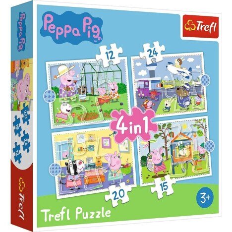 Puzzle Trefl 4in1 - Peppa Pig