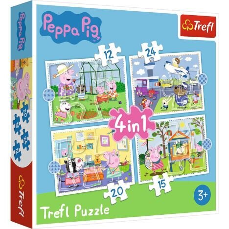 Puzzle Trefl 4in1 - Peppa Pig